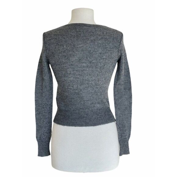 JCrew Women's L Alpaca & Wool Cardigan w/ Jewel Buttons - Picture 13 of 13